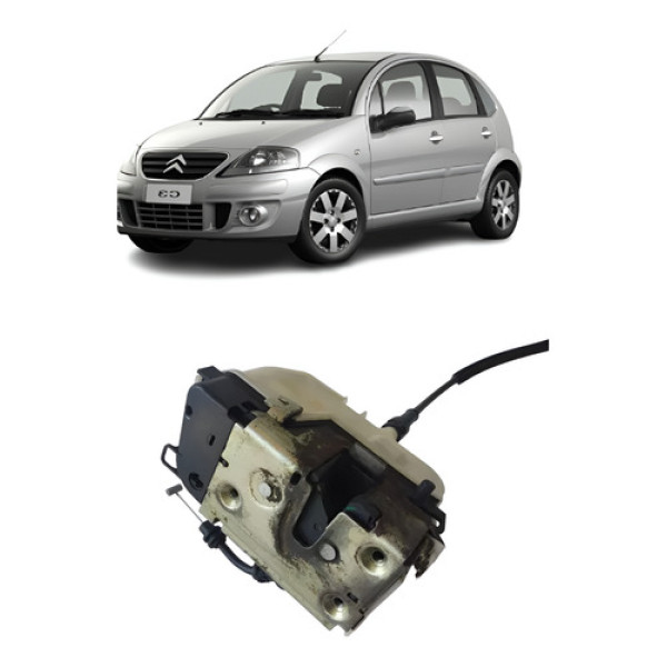 Fechadura Elétrica Traseira Esquerda Citröen C3 2012