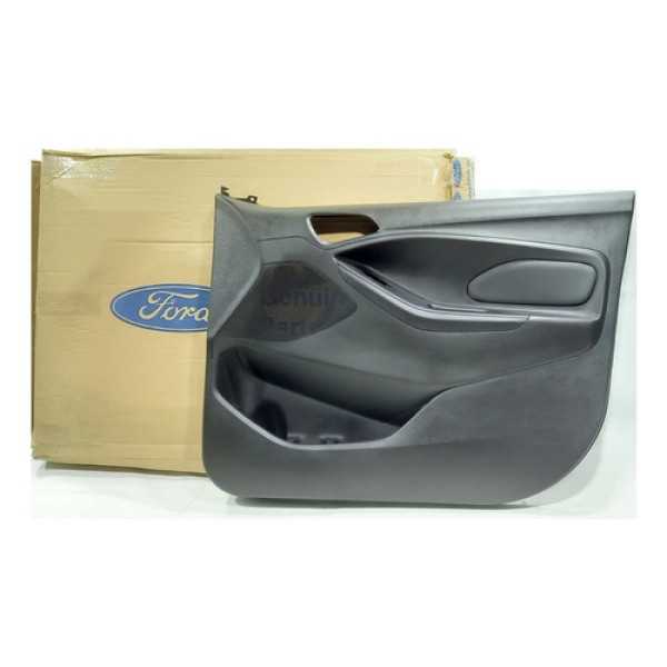 Forro Da Porta Dianteiro Direito Preto Fosco - Ka 15/ S / Se