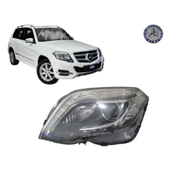 Farol Esquerdo Mercedes 350 2013 Á 2015 C/detalhes Esquerdo/motorista