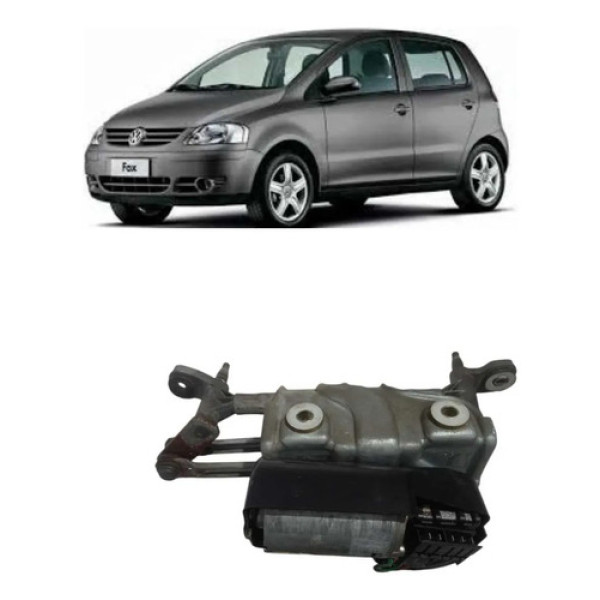 Motor E Galhada Limpador Parabrisa Volkswagen Fox 2006