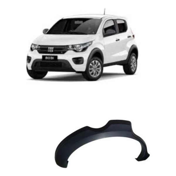 Moldura Paralama Traseiro Direito Fiat Mobi 16/24 C/detalhe Preto