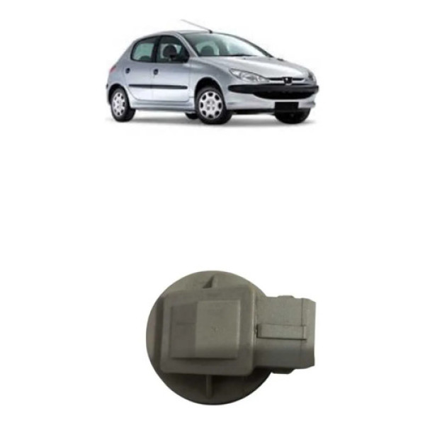 Soquete Pisca Farol Peugeot 206 Foco Simples Original Cinza