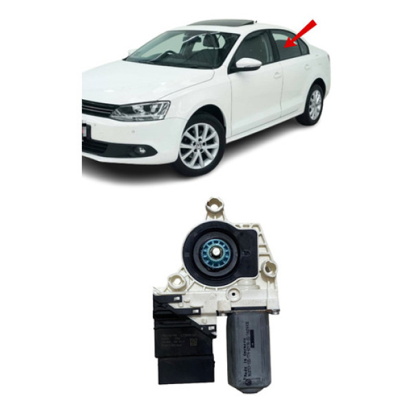Motor Vidro Elétrico Tras Esq Jetta 2011 12 13