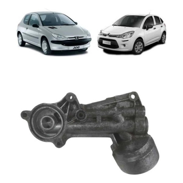 Suporte Filtro De Óleo Peugeot 206/207/307 Citroen C3 13/19