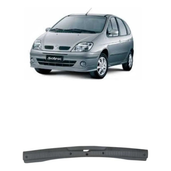 Soleira Acabamento Porta Malas Renault Scenic 2005/2011 Cinza