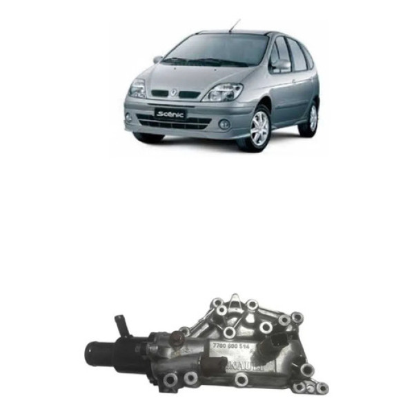 Carcaça Válvula Termostática Renault Scenic 2005/2011