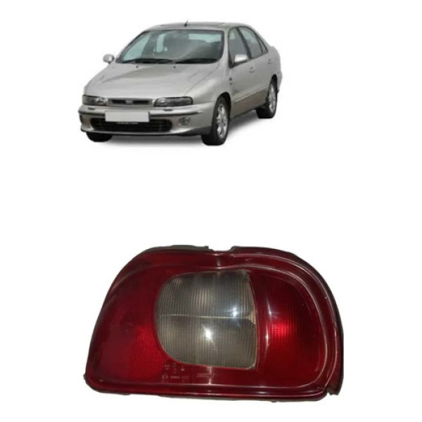 Lanterna  Esquerdo Fiat Marea Sedan1998 À 2001 Original Esquerdo/motorista Vermelho