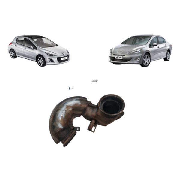 Curva Do Coletor De Escape Peugeot 308 408 2.0 2011 Á 2014