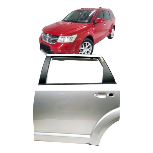 Porta Traseira Esquerda Dodge Journey E Fiat Freemont