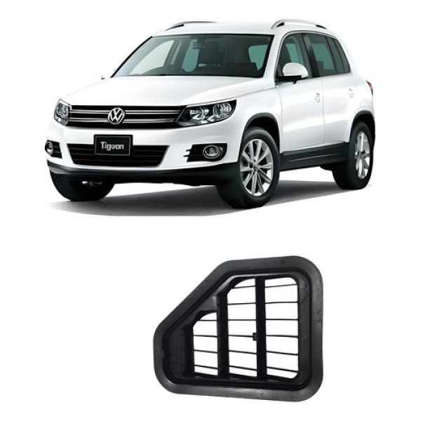 Difusor Ar Ventilacao Traseiro Esquerdo Tiguan 2009 2014