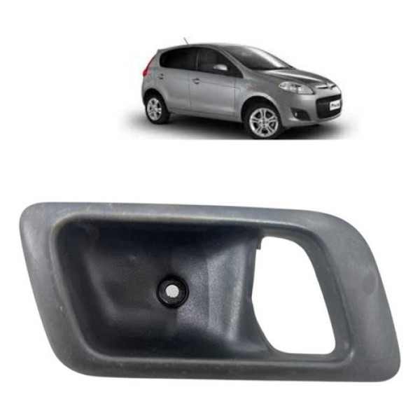 Moldura Maçaneta Int Diant Le Fiat Palio 2010 A 14 100167709 Preto Dianteira