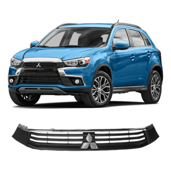 Grade Radiador Emblema Parachoque Mitsubishi Asx *detalhe