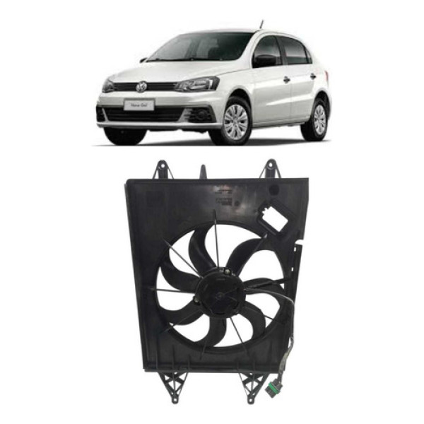 Defletor Ventoinha Completa Gol Saveiro G5 G6 Fox 1.0 2017