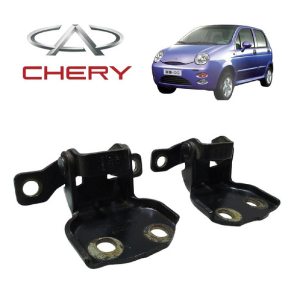 Dobradiça Porta Traseira Esquerda Chery Qq 2011 Cor Azul