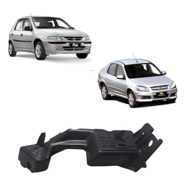 Suporte Parachoque Dianteiro Esquerdo Celta Prisma 2007 2012