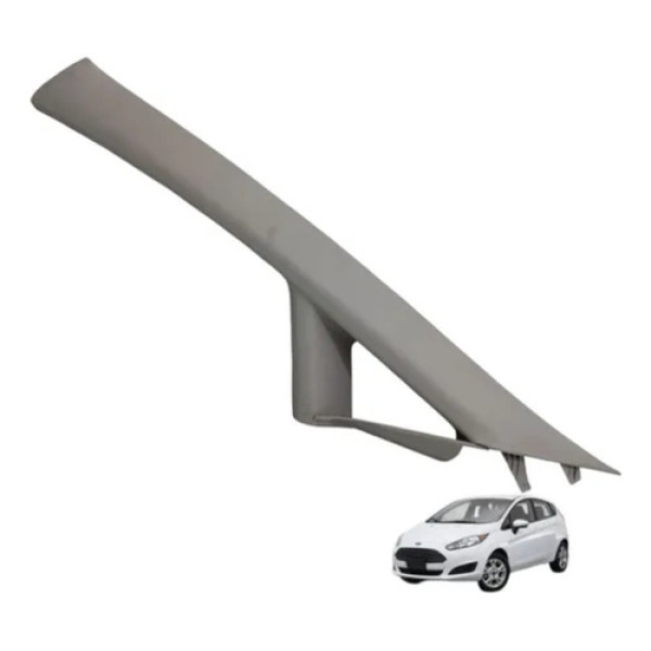 Moldura Coluna Parabrisa Esquerdo New Fiesta 2015 2018 Usado