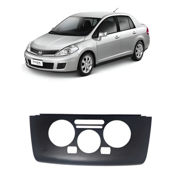 Moldura Comando Ar Tiida 08/12 (com Detalhe)