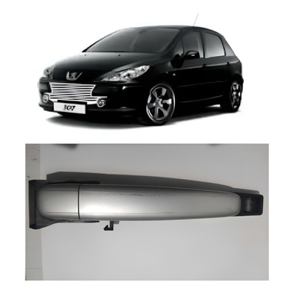 Maçaneta Externa Traseira Esquerda Peugeot 307 2010 Usada