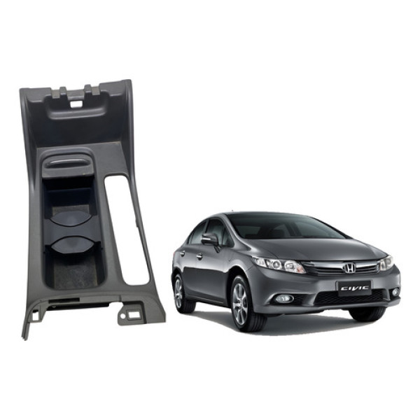 Console Porta Copos Honda Civic Lxs 2013/2014