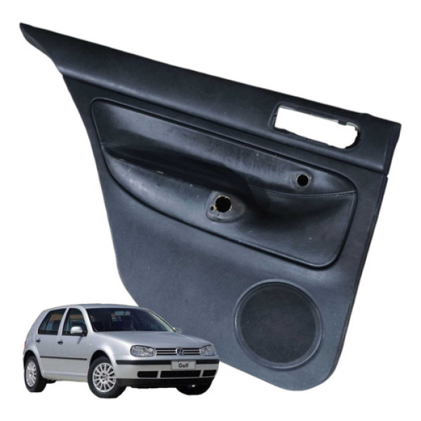 Forro De Porta Traseiro Esquerda Golf 2001 2009 Usado