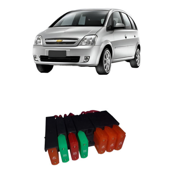 Caixa Reles Fusível Gm Meriva 2010/2011 1.8