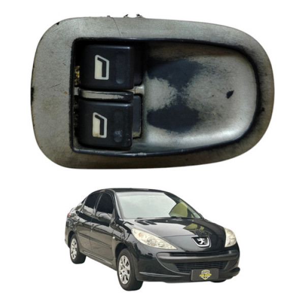 Botao Vidro Peugeot 207 2010 Dianteiro Esquerdo