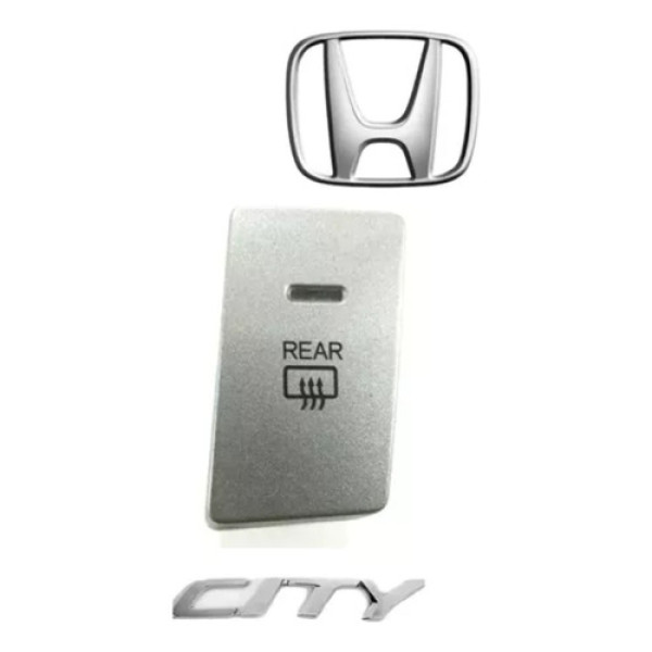 Botão Desembaçador Traseiro Honda City 2012 Original