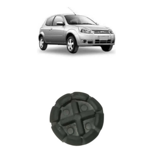 Tampinhas Parafuso Churrasqueira Ford  Original Ka 2009/2011 Preto
