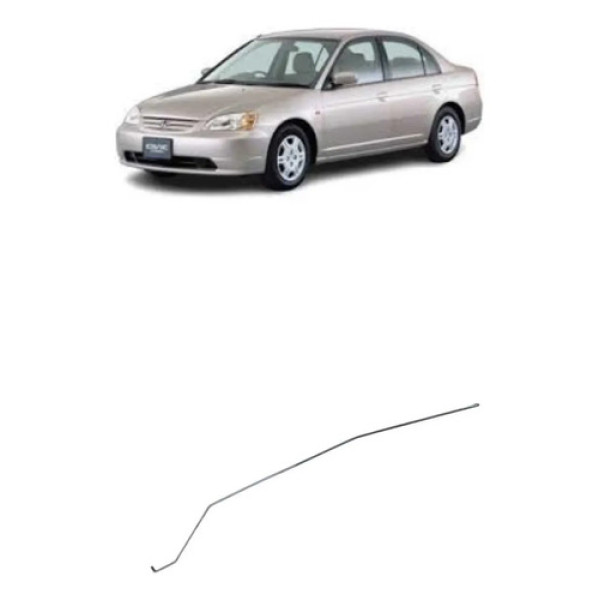 Vareta Fechadura Porta Traseira Esquerda Civic 1996/2000