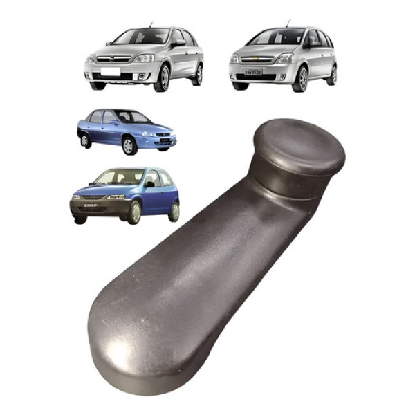Manivela Vidro Manual Gm Corsa Meriva Celta 2002 A 2012 Preto