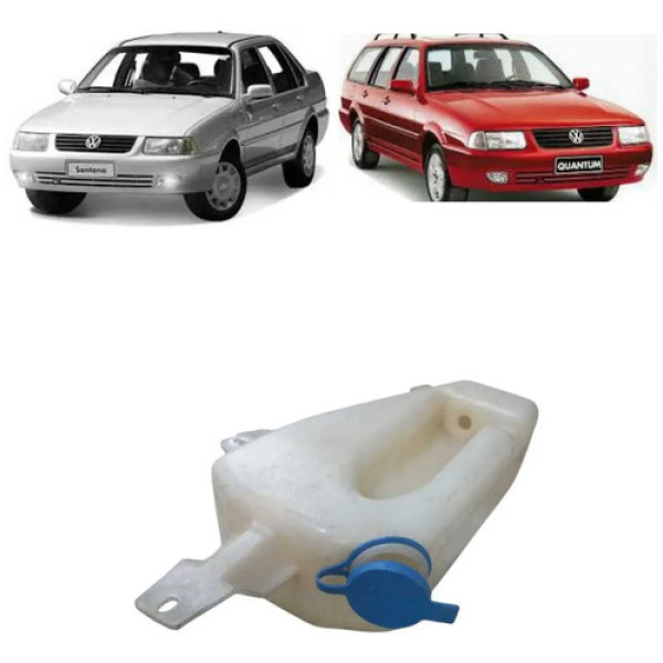 Reservatorio Agua Parabrisa Traseiro Santana-quantum 85/01 Branco