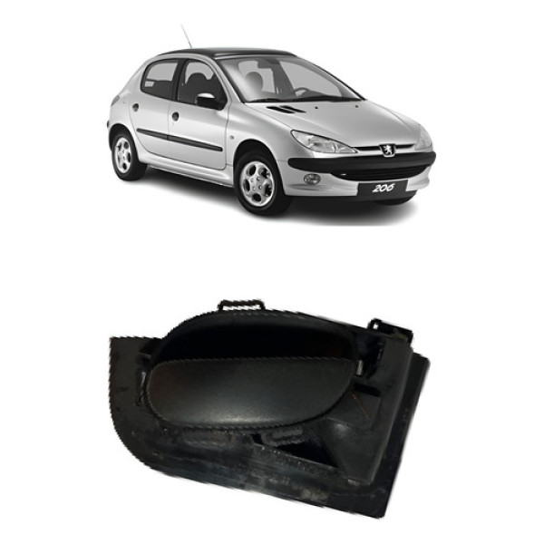 Maçaneta Interna Porta Peugeot 206 Dianteira Direita 