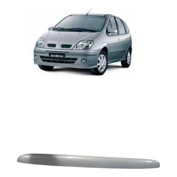 Moldura Friso Tampa Traseira Renault Scenic 2003/2006 Prata