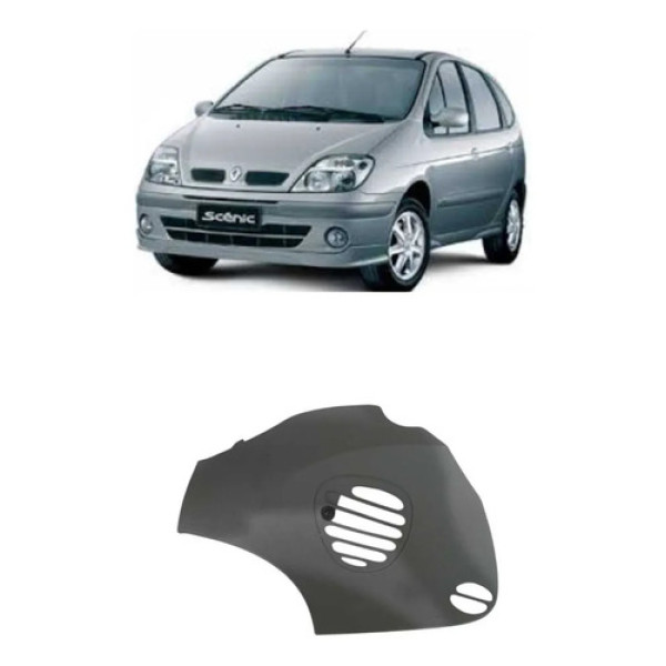 Acabamento Lateral Direito Console Renault Scenic 2005/2007