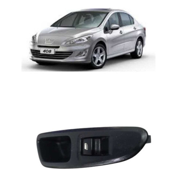 Comando Botão Vidro Traseiro Esquerdo Peugeot 408 2012