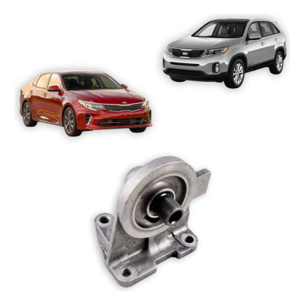 Suporte Filtro De Óleo Compatível Kia Sorento E Optima 2.4