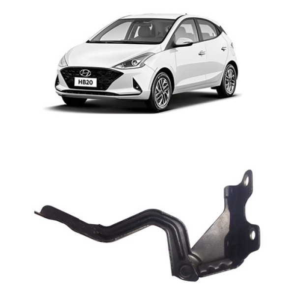 Dobradiça Capo Lado Esquerdo Hyundai Hb20 2013 2019
