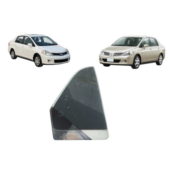 Vidro Fixo Lateral Vigia Porta Traseiro Direito Nissan Tiida