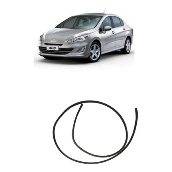 Borracha Vedação Coluna Teto Peugeot 408 2012