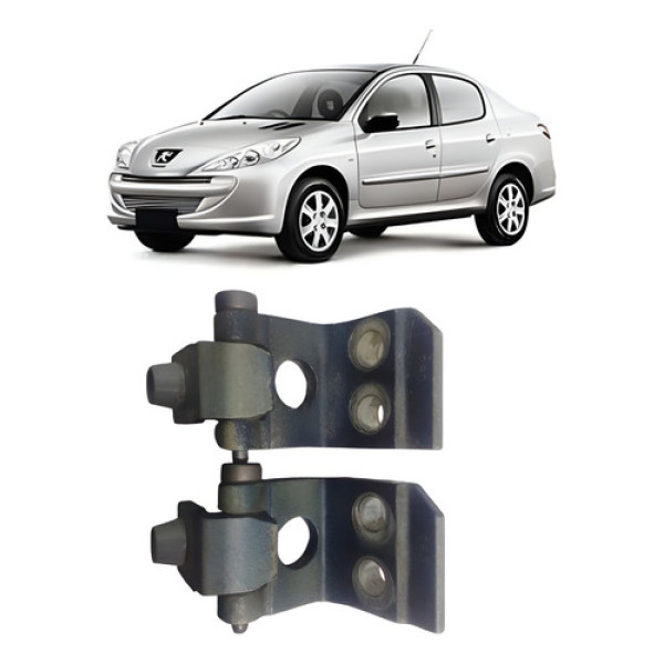 Par Dobradiça Dianteira Esquerda Peugeot 207 Cod 208