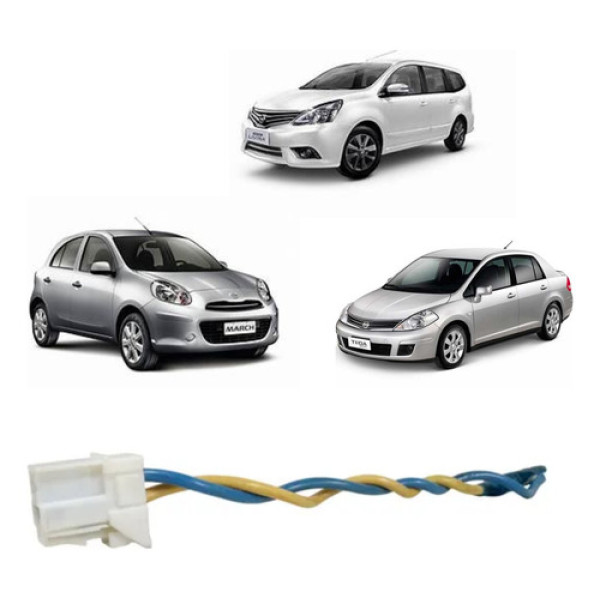 Conector Motor Ventilador Interno Nissan March Tiida Livina