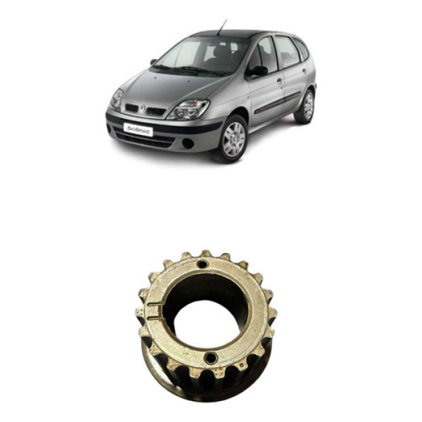 Polia Dentada Virabrequim  Scenic 2.0 16v