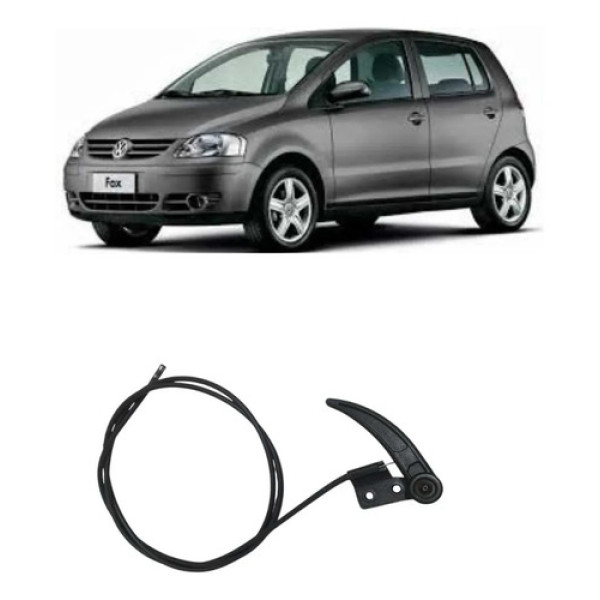 Alavanca Puxador Cabo Capô Volkswagen Fox 2006 Original