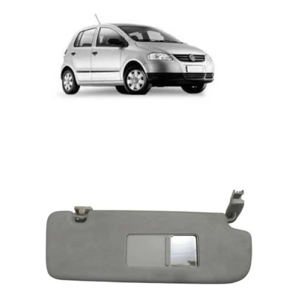 Quebra Sol Espelho Direito Cinza Volkswagen Fox 2006