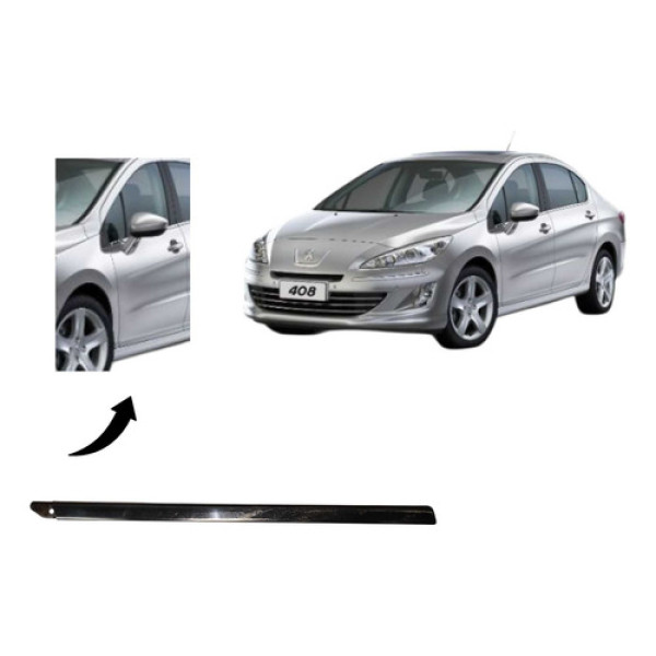 Friso Vidro Vigia Dianteiro Direito Peugeot 408 2012