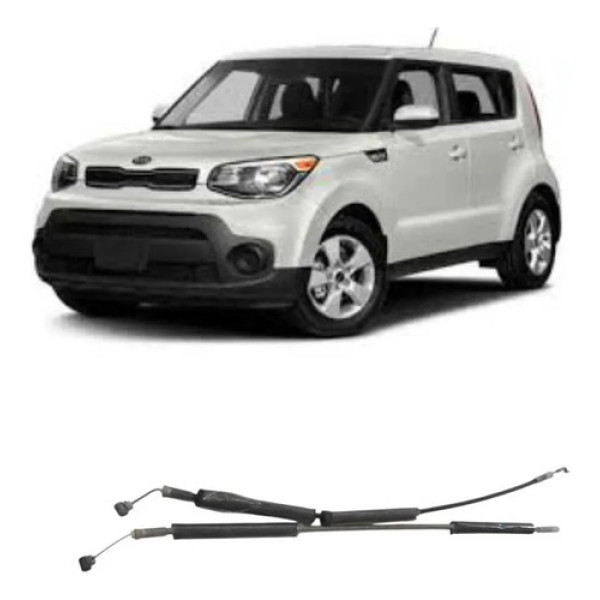 Par Cabo Fechadura Porta Kia Soul 2010 Traseira Direita