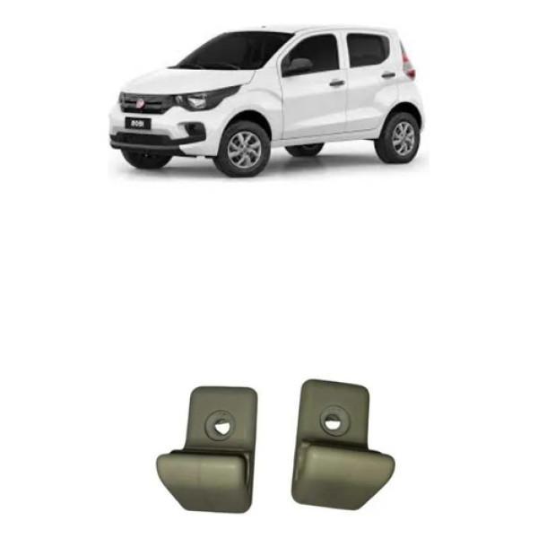 Par Presilha Suporte Do Quebra Sol Fiat Mobi 2011