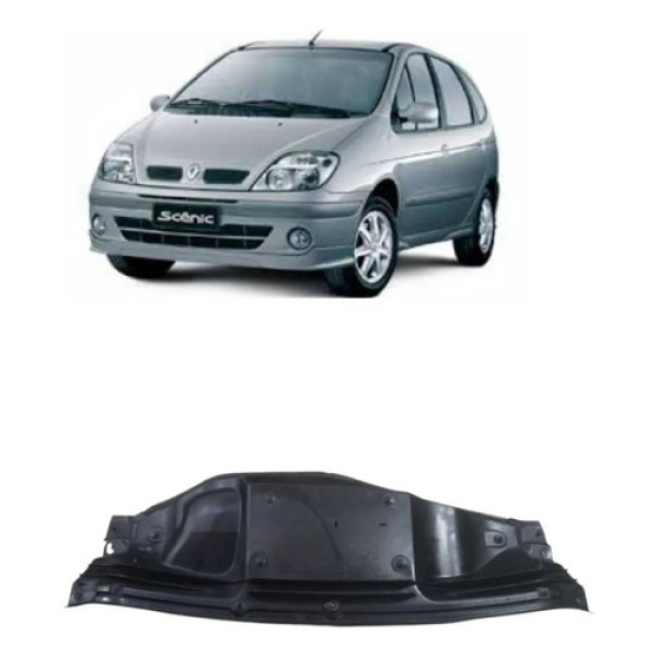 Suporte Grade Churrasqueira Renault Scenic 05/07 C/detalhe Preto