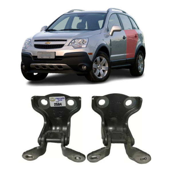 Dobradiça Porta Traseira Esquerda Chevrolet Captiva