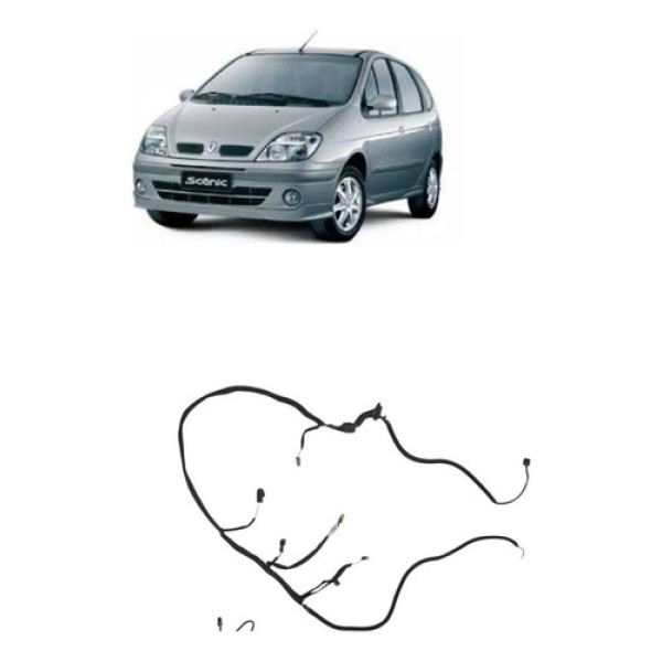 Chicote Tampa Traseira Renault Scenic 2002/2010 Original